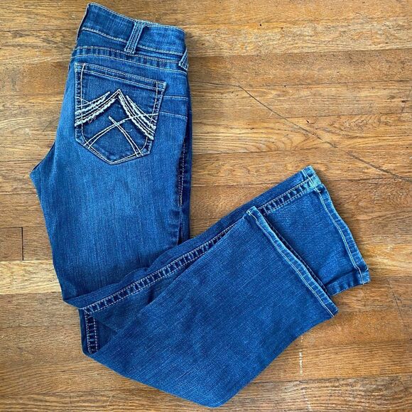 Ariat Real Denim Mid Rise Stretch Bootcut Womens Size 29S - Picture 1 of 11